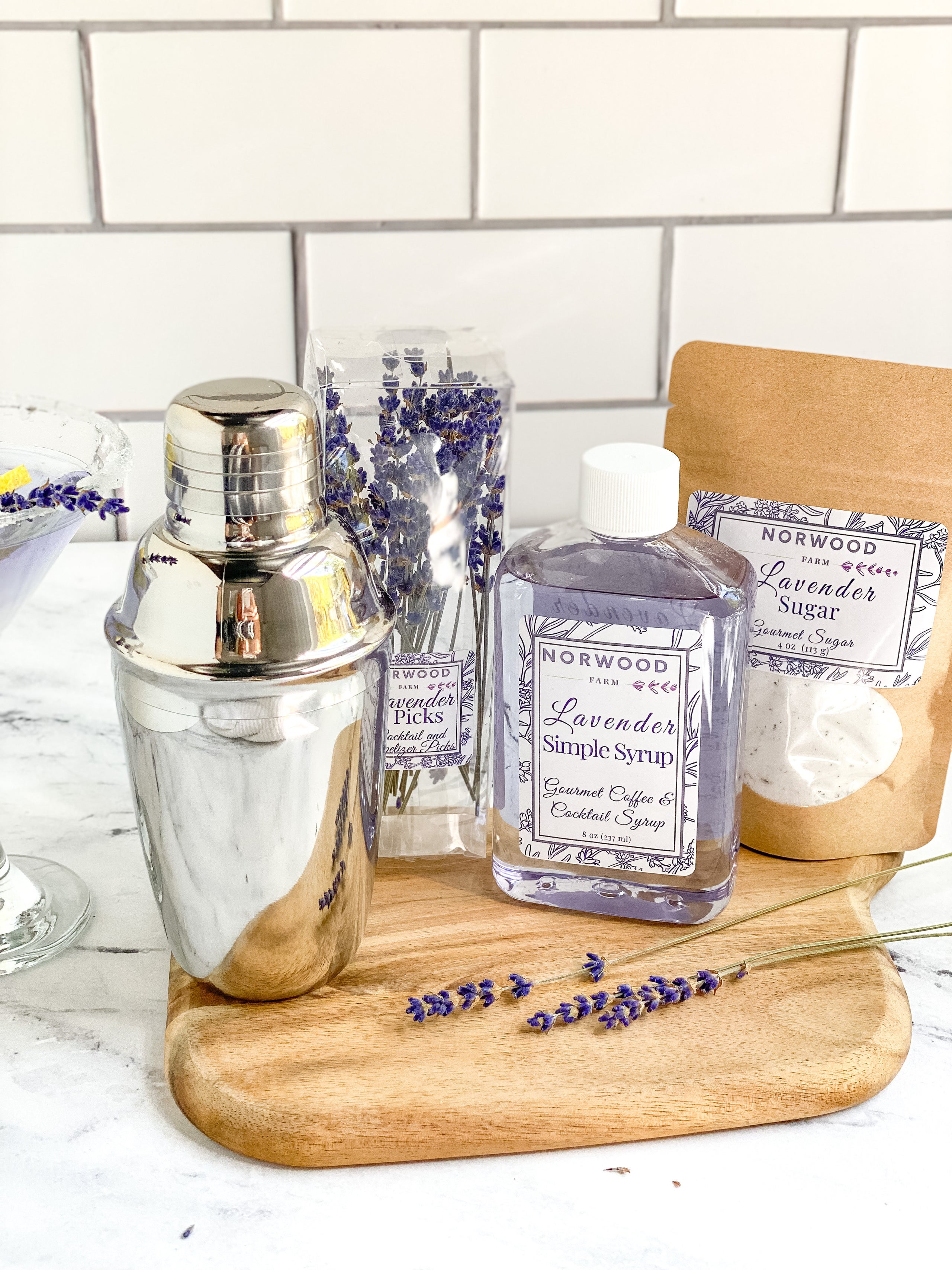Lavender Cocktail Gift Set